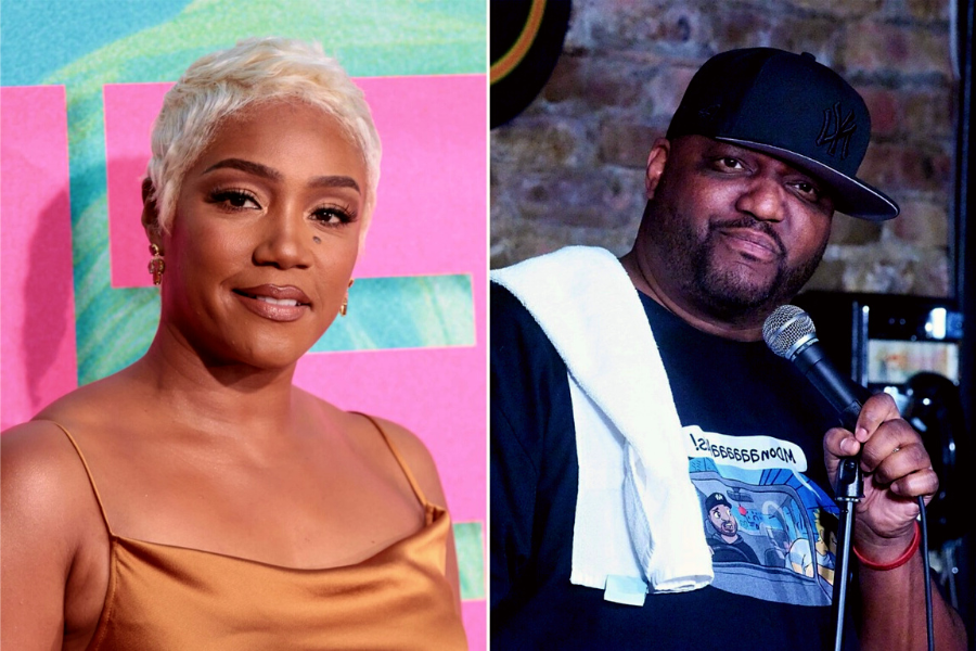 Aries Spears and Tiffany Haddish