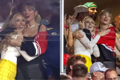 Brittany Mahomes posted hugging Taylor Swift